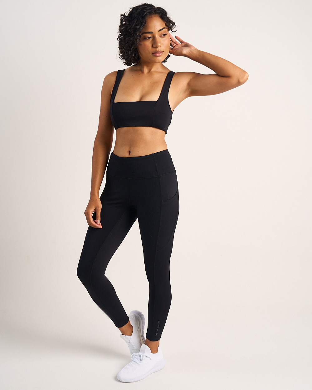 Womens Active Leggings - Black image 5