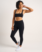 Womens Active Leggings - Black image 5