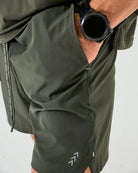 Mens Train 6-Inch Shorts - Olive Green image 4