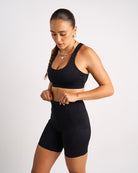 Womens Bike Shorts - Black image 2