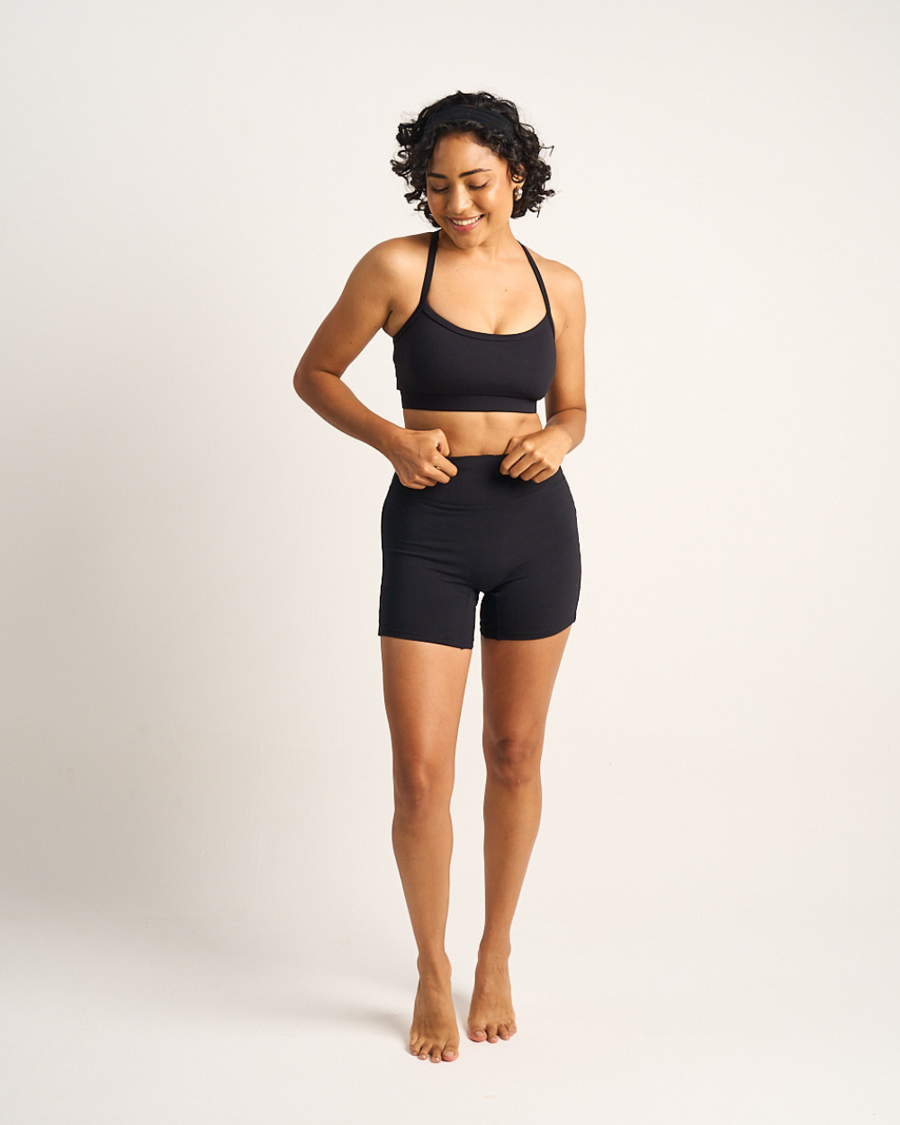 Womens Y Back Sports Bra - Black image 5