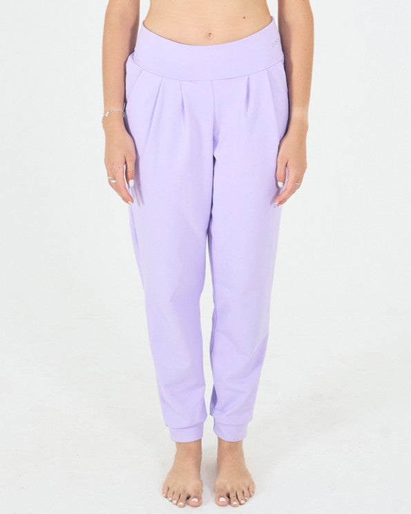 Womens Relaxed Yoga Pants - Lilac image 0