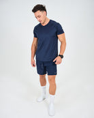 Mens Melange Activ Tee - Navy image 5