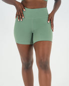 Womens Hot Shorts - Forest Green image 0