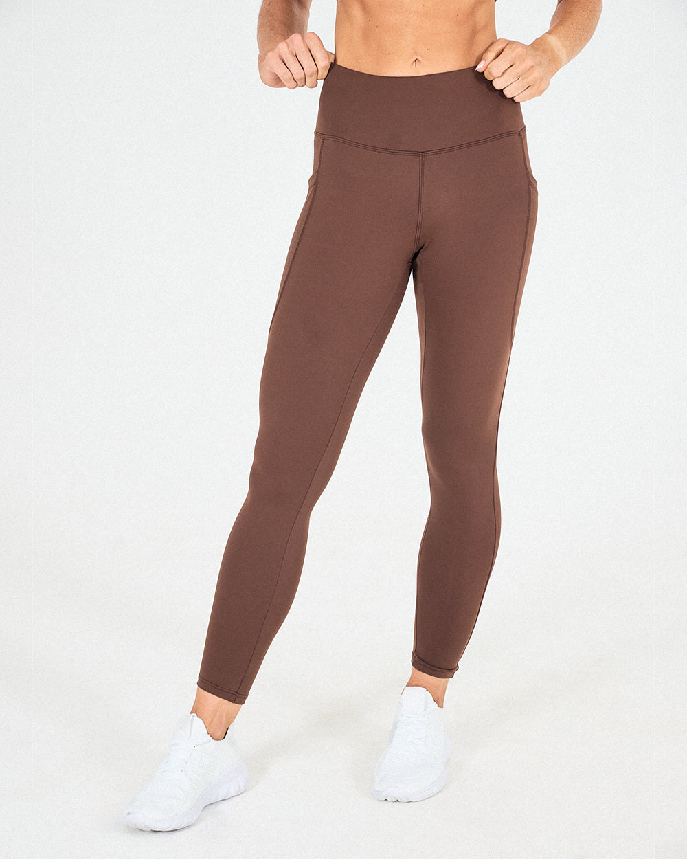 Womens Core Leggings - Mocha Brown image 0
