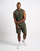 Mens 8-inch Shorts - Olive Green image 5