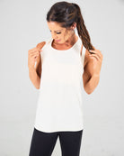Womens Racerback Tank Top - Vanilla White image 0