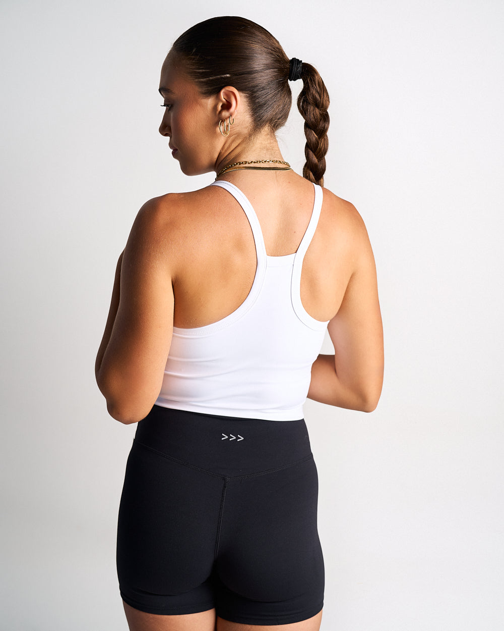 Womens Supportive Tank - White image 4