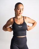 Womens Supportive Tank - Black image 0