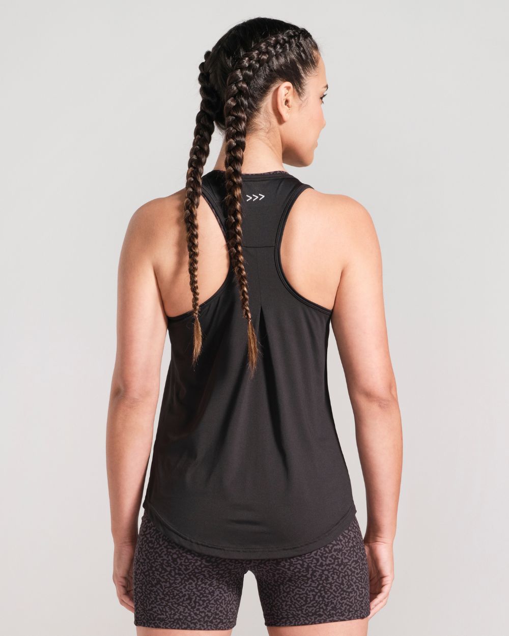 Racerback Tank - Black image 2