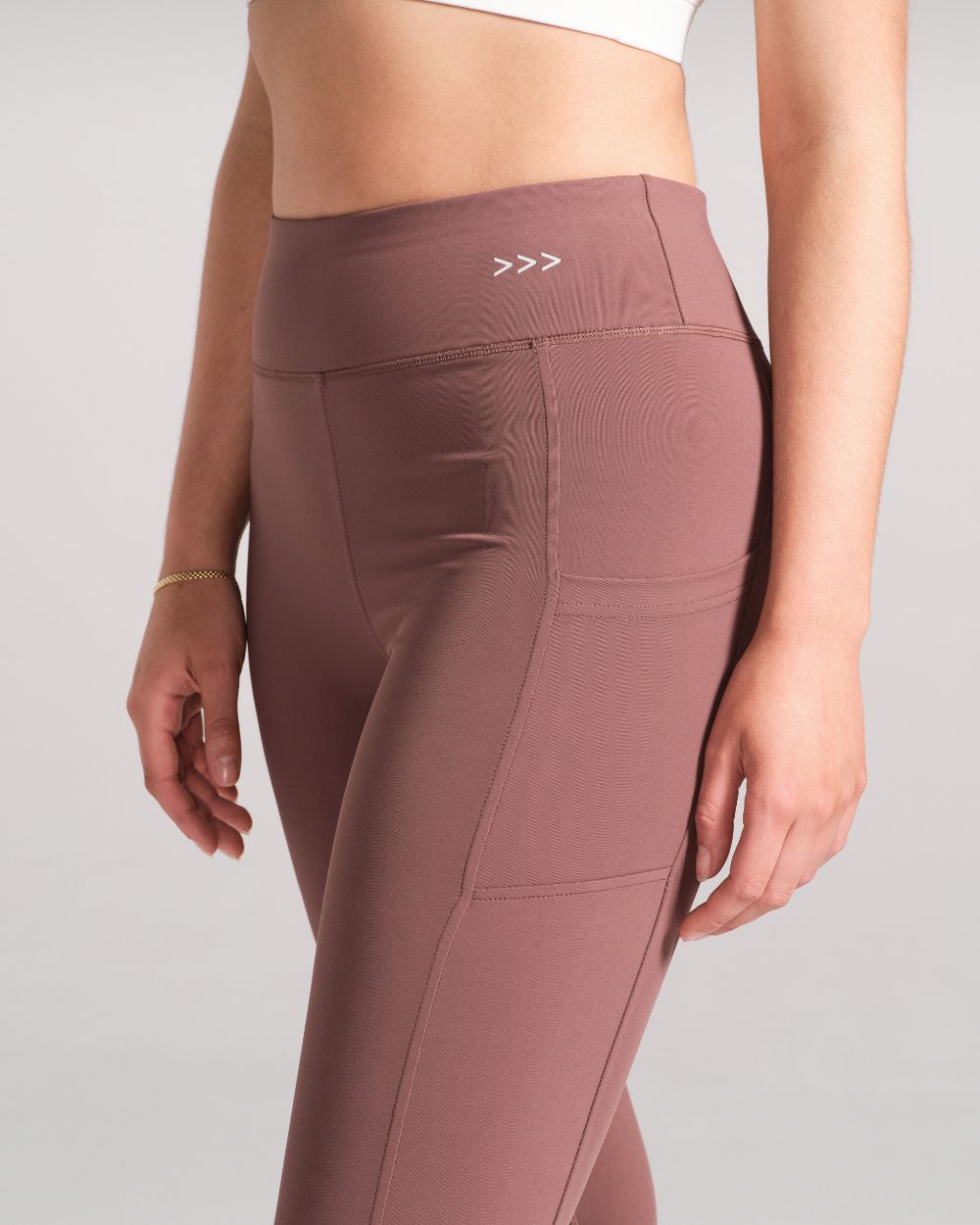 7/8 Leggings - Brown image 3