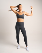 Womens Y Back Sports Bra - Sapphire Grey image 4