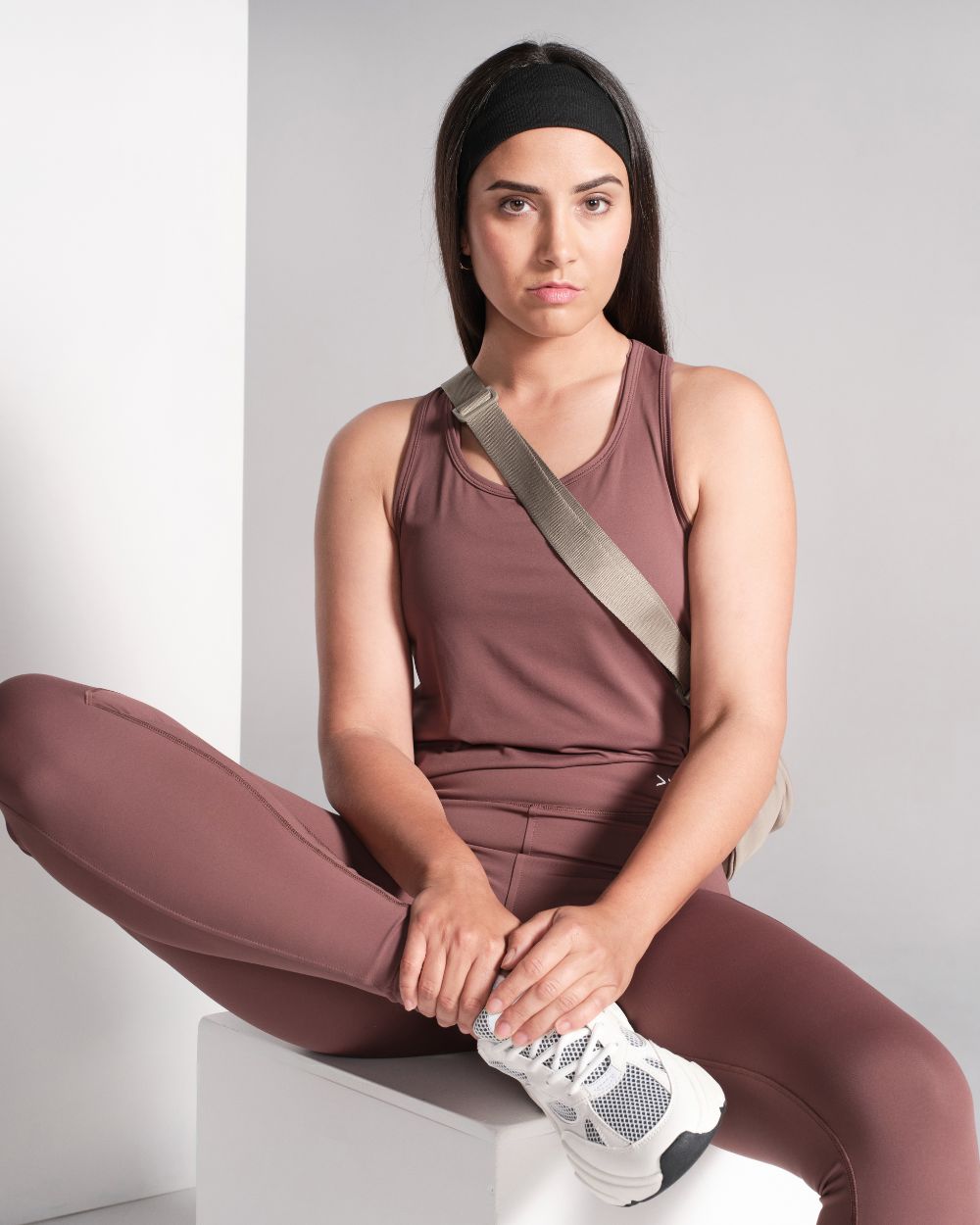 Racerback Tank - Brown image 4