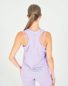 Womens Racerback Tank Top - Lilac image 2