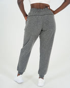 Womens Scuba Joggers - Charcoal Melange image 2