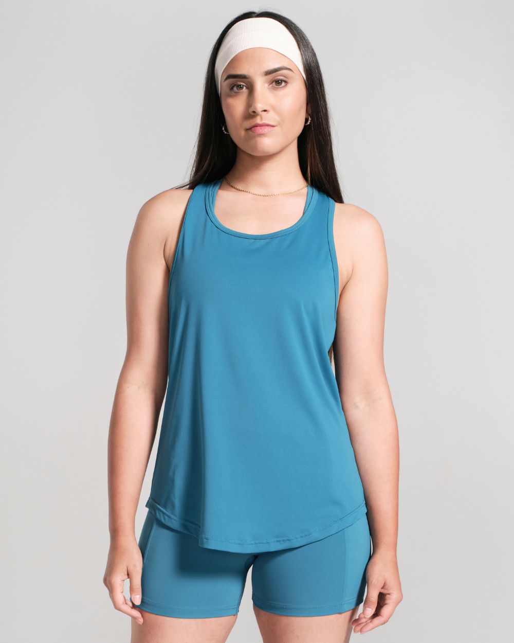 Racerback Tank - Teal image 0
