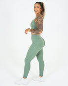 Womens Core Leggings - Forest Green image 4