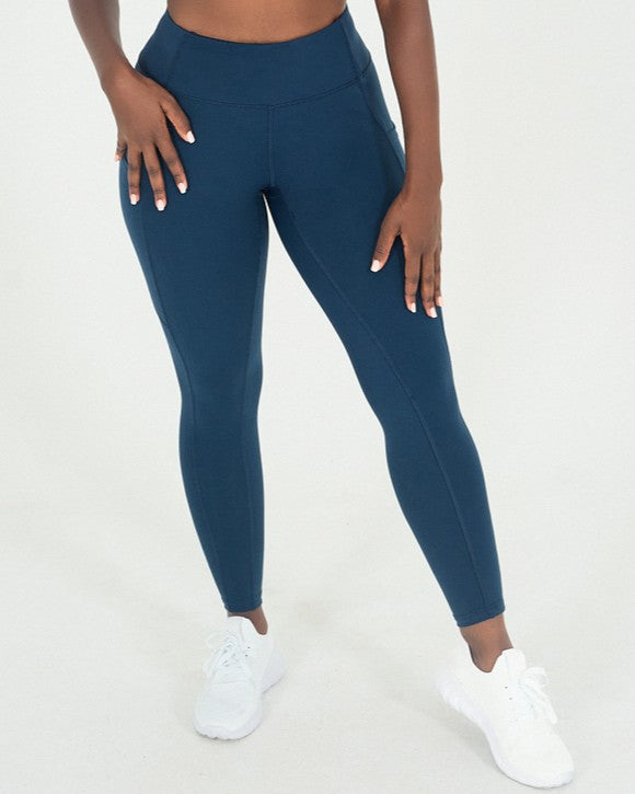 Womens Active Leggings - Navy image 0
