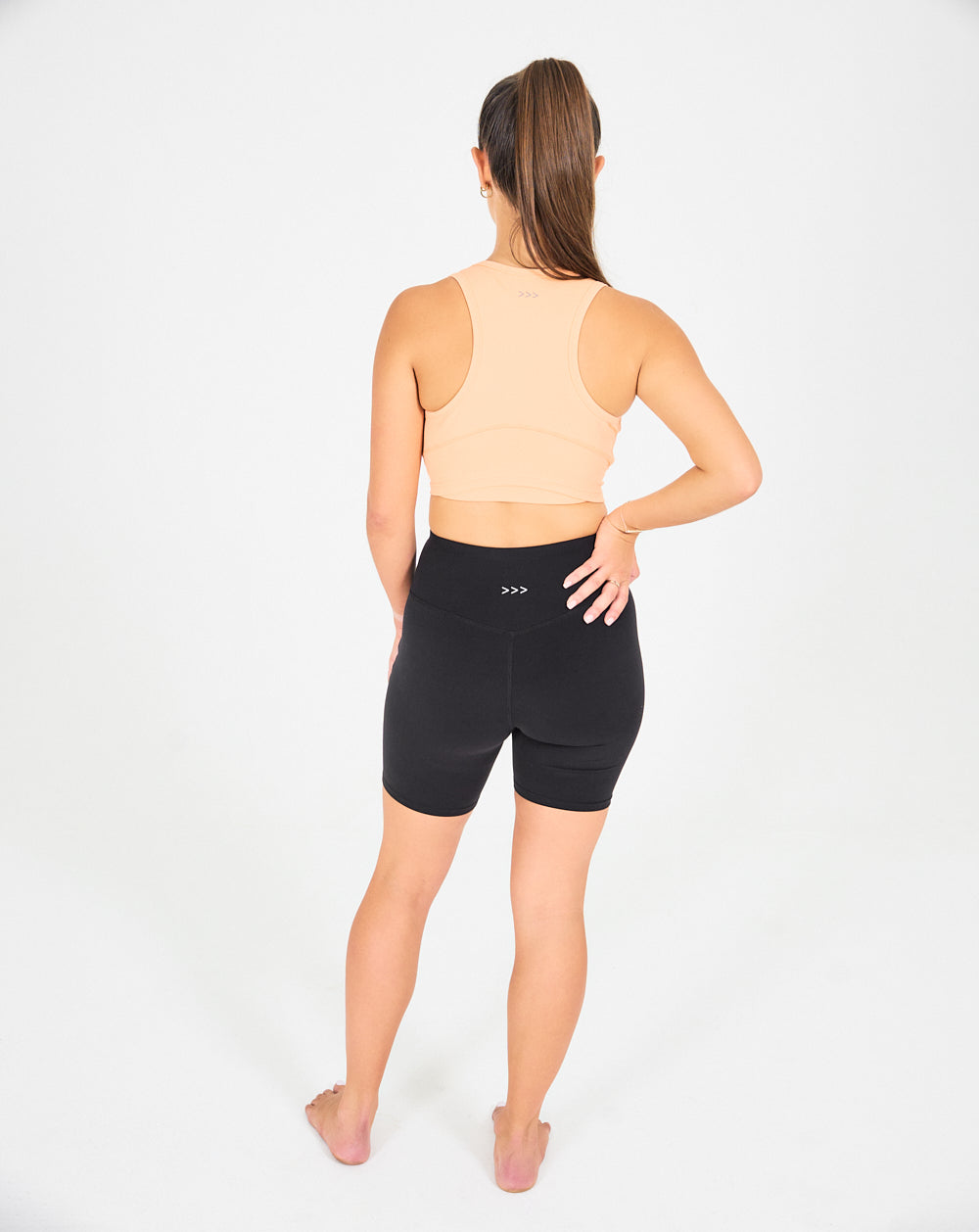 Womens Cropped Vest - Sunrise Peach image 4