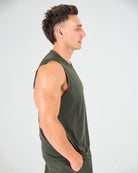 Mens Tank Top - Olive Green image 2