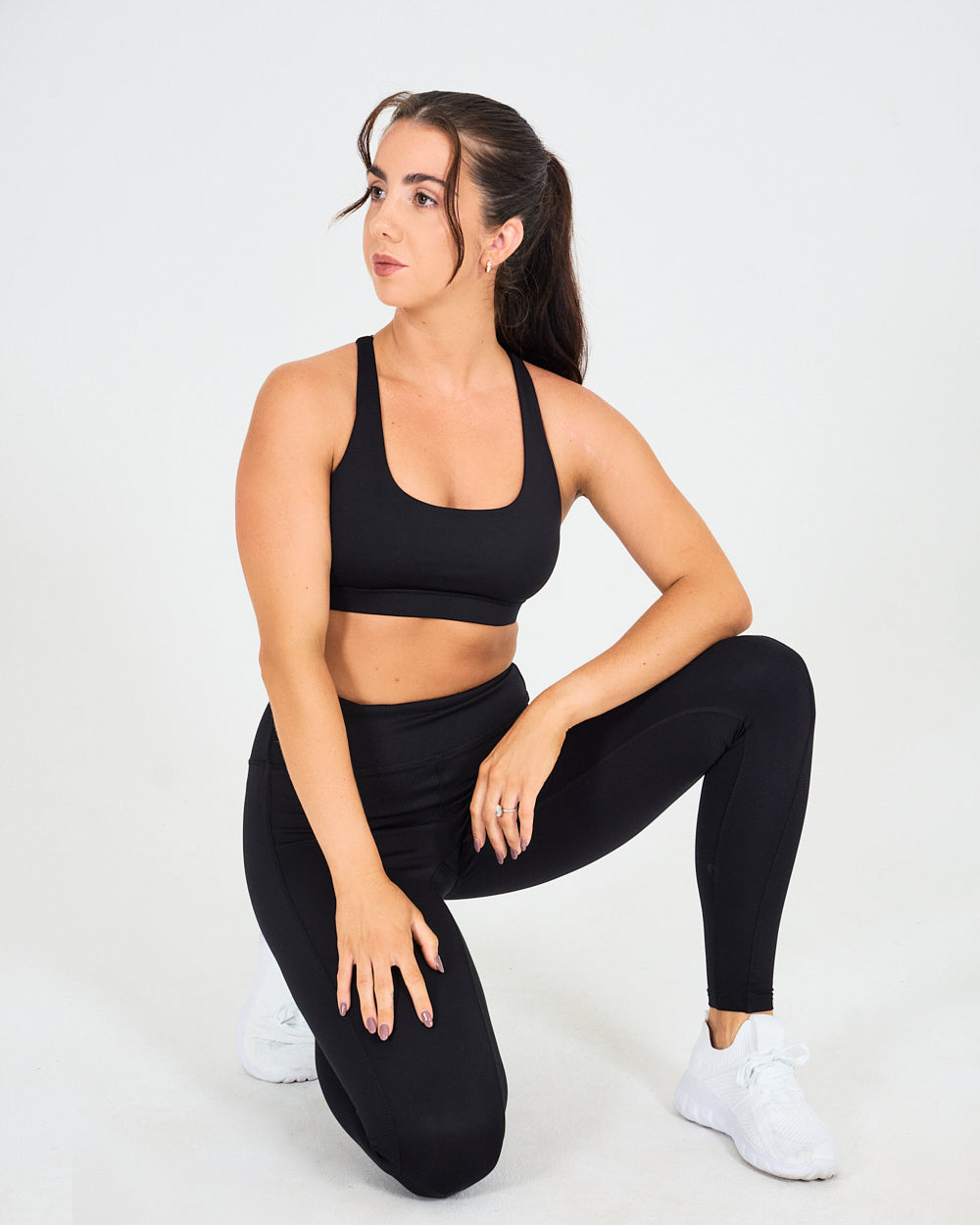 Womens Core Sports Bra - Black image 4
