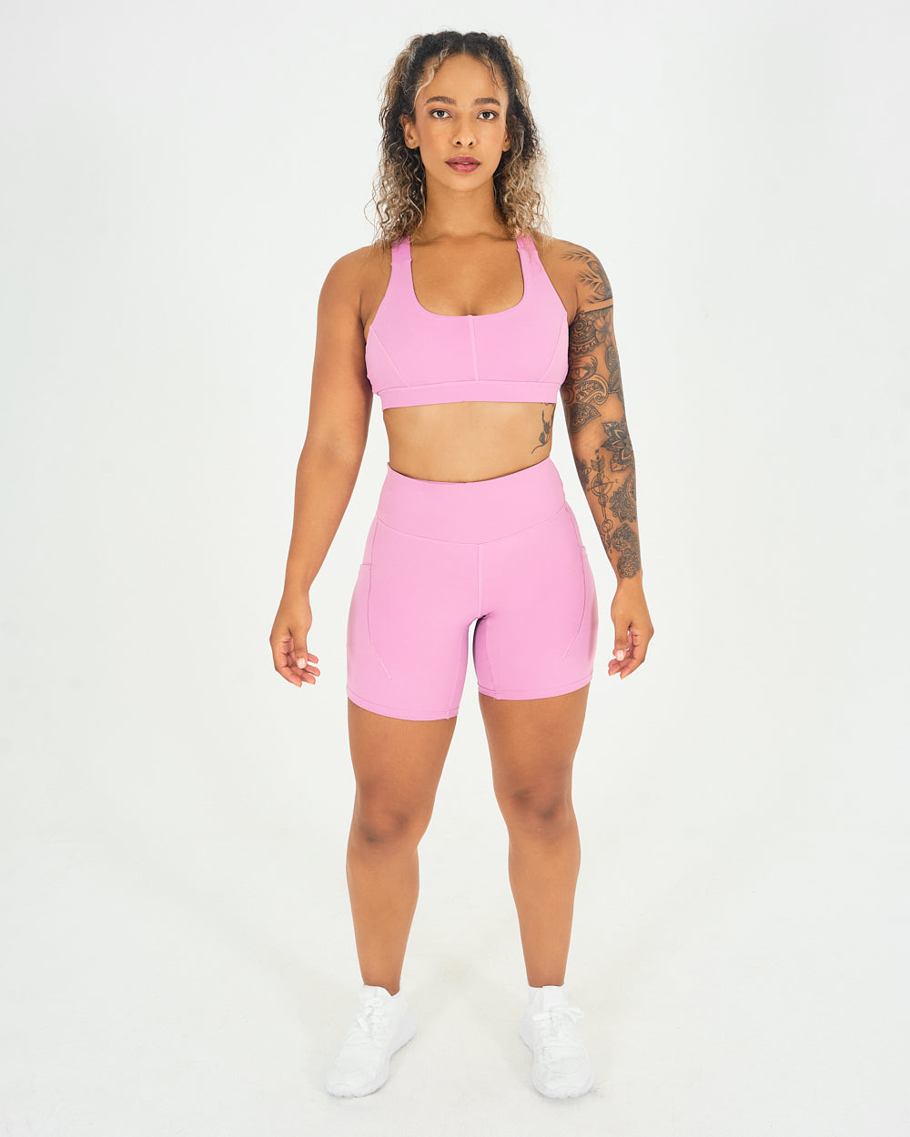 Womens High Impact Sports Bra - Dusty Pink image 5