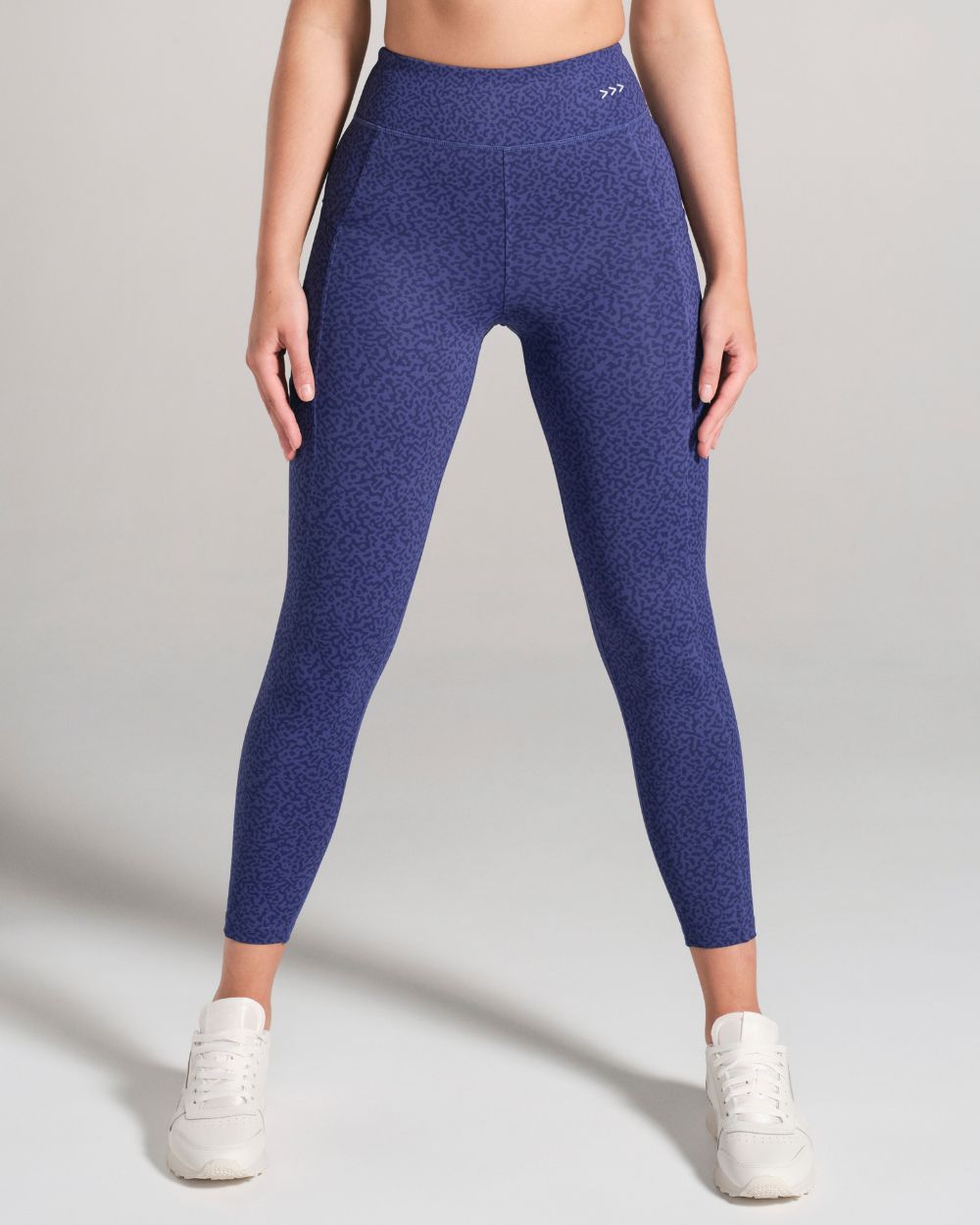 Printed 7/8 Leggings - Electric Blue image 0