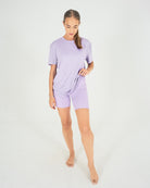 Womens Oversized Tee - Lilac image 5