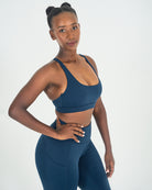 Womens Core Sports Bra - Navy image 4