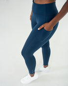 Womens Active Leggings - Navy image 2