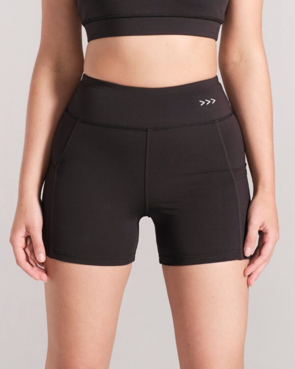 Essentials-Black-Bike-Shorts-Front